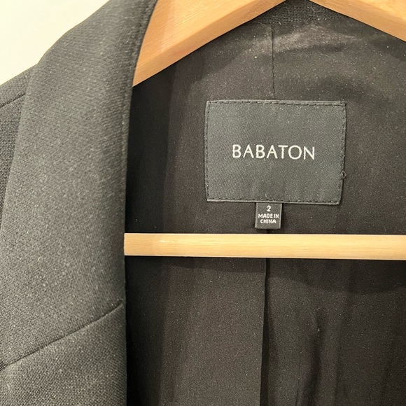Aritzia Babaton Black Stanford Open Blazer - Picture 2 of 4